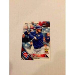 2016 Topps Kris Bryant Cubs Card #350 (030)